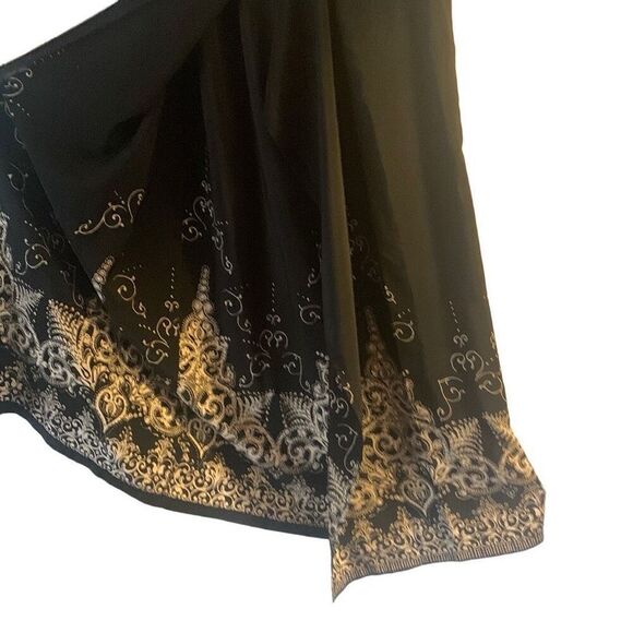 Pre Owned Women’s Fashion Bug Wrap Around Skirt Sz Medium Hippie Casual Vibe - Picture 10 of 14